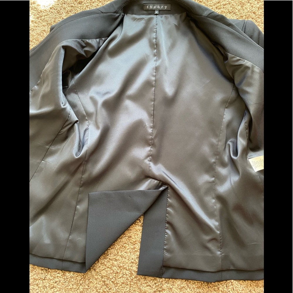 Theory Double Button Blazer - image 6